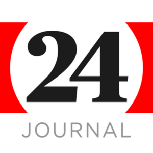 Logo du journal 24heures, où ce journal a fait un article sur Vortex Padel, première marque de padel suisse